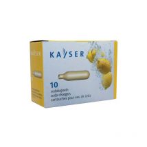 Kayser - Boîte de 10 cartouches pour soda et eau