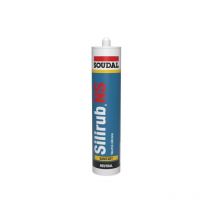 Soudal - Mastic silicone Silirub ns transparent alimentaire cartouche 300ml 120655