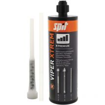 Résine vinylester viper xtrem 410ml + buse + rall Spit 060188