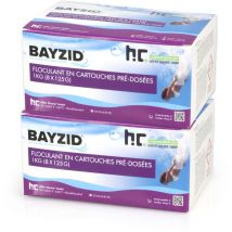 1 kg bayzid Cartouches de floculant pré-dosées (8x 125g) (1 x 1 kg)
