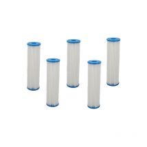 Corsa - Cartouches et media filtrants - Lot de 5 cartouches polyester 20μ - 9''3/4 de
