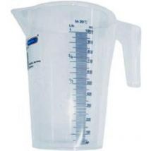Messbecher transparent 1 l – bruchsicher – stapelbar – Kunststoff – 12 x 9 x 14 cm – 120 g