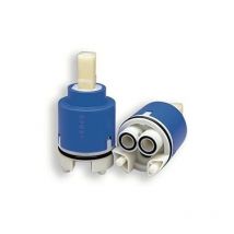 Schläfer 4800130 Cartuccia Rubinetto Miscelatore 35mm, Cartuccia di Ricambio in Ceramica Alta con 2 Piedini, Per Rubinetti Kerox Miscelatori