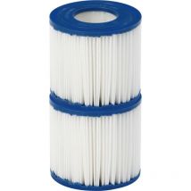 Lote de 2 Cartuchos Filtrantes Diam 80 X 90mm Tipo 1 para Filtración 1136L/h - Tipo 1 - Φ80mm x H90mm - juego de 2
