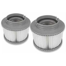 Shining House Cartuchos De Filtro Para Piscina, Cartuchos De Repuesto Para Filtros Mspa Para Bañeras, Spas Y Piscinas (2 Unidades)
