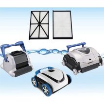 WAY - Cartuchos de filtro de repuesto Poweka RCX70101PAK2 (paquete de 2) compatibles con los limpiadores de piscina robóticos Hayward Aqua Vac qc