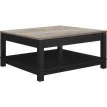 Table basse fixe – Noir – Carver