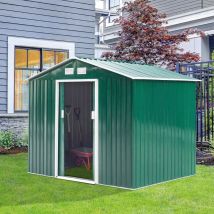 Garden Friend - Casa Big Store en chapa verde 257x205xh202cm