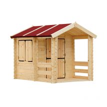 Maison en bois pour enfants - Maison de jeux pour l'extérieur 182x146xH145cm/1.1m2 - maison jardin enfant exterieur bois - Maison d'été extérieure