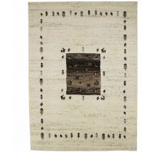 Thedecofactory - casa - Tapis toucher laineux esprit scandinave beige 133x190