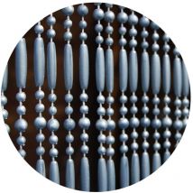 Türvorhang 'Fréjus 5' 90 x 210 cm grau