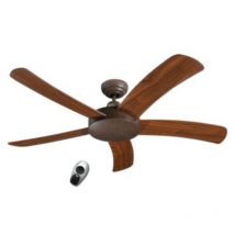 Deckenventilator Falcetto Braun mit Fernbedienung