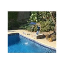 Cascade Inox 316 Fontaine Piscine Bassin Modèle Cobra Hauteur 80cm