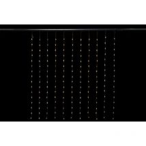 Cascade Light led - 1.5 x 1.7 m - 176 LEDs - color blanco cálido - cable transparente - modulador - 24 v
