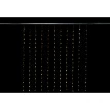 Cascade Light led - 1.5 x 1.7 m - 176 led - blanc chaud - câble transparent - modulateur - 24 v - Light Creations