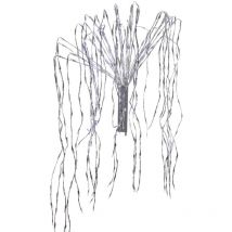 Cascata Luminosa a led con Effetto Lampeggiante per Esterni, 200cm-680L, Luce Fredda