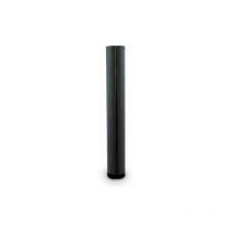 Elmo - Columna cilíndrica (altura 1 m) completa con tamper antiapertura, tapón superior e inferior y carril para introducción de accesorios/barreras