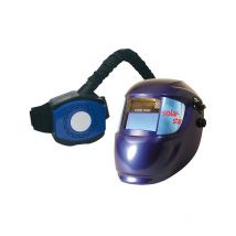 Solar - Casco de soldador con sistema de respiratorio, Modelo : Casco automático galaxy con sistema de protección respiratorio respiratorio