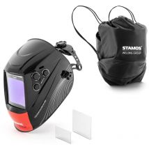 Stamos - Careta de soldar - colour glass XI-100 - campo visual en color