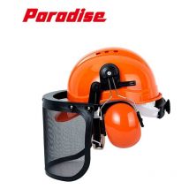 Casco forestal integral - para desbroce con motosierra - Visera de malla de acero - Protección auditiva - Normas