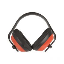 Casco orejera rojo EN352-1 - 27 db