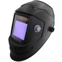 Casco per saldatura con finestra grande, maschera per saldatura oscurante automatica, maschera protettiva per saldatura ad arco di argon, casco per