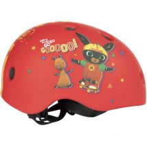 Casco street ciclo-skateboard bambino coniglietto Bing 48 -52 cm protezione rosso