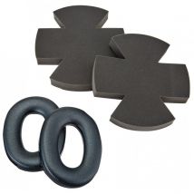 Cascos protectores de oídos 3M Peltor X5A- juego de higiene Peltor HY5A-