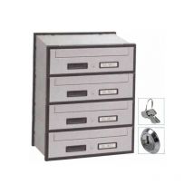 Casellario Oriz 4P Acc Silver 4B1-501 Silmec