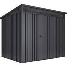 Hoggar - Caseta Metálica de Jardín Exterior 4,5m2 Formentera - Espesor Resistente 0,40mm Tragaluz