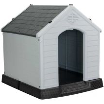 Orion91 - Caseta de Resina para Perros 98,5x105x96,5cm 7house , Caseta para Perros Grandes , Caseta de Plástico 100% Reciclable y Ecológico , Caseta