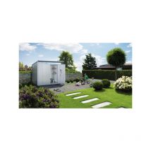 Biohort - caseta metalica jardin avantgarde eco A8 color plata