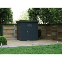 Caseta Metalica Jardin Novo Habitat Nh2 Antracita