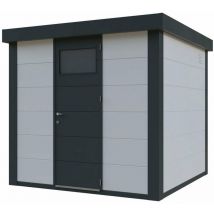 Caseta Metalica Jardin Novo Habitat Nh4 Blanca