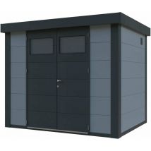 Caseta Metalica Jardin Novo Habitat Nh5 Gris Claro