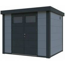 Caseta Metalica Jardin Novo Habitat Nh6 Gris Claro