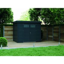 Caseta Metalica Jardin Novo Habitat Nh6 Antracita