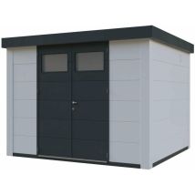 Caseta Metalica Jardin Novo Habitat Nh8 Blanca