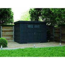 Caseta Metalica Jardin Novo Habitat Nh8 Antracita