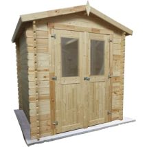 Gartenpro - Casetta 2.2x2.2 In Legno 28 Mm Da Giardino Blockhouse