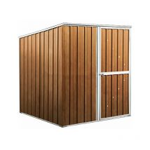 Casetta Box da Giardino in Lamiera di Acciaio Porta Utensili 175x185x192 cm Enaudi Legno