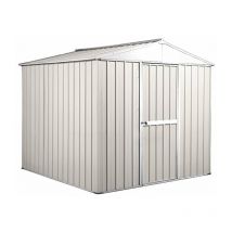 Enaudi - Casetta Box da Giardino in Lamiera di Acciaio Porta Utensili 275x175x215 cm Bianco