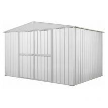 Enaudi - Casetta Box da Giardino in Lamiera di Acciaio Porta Utensili 360x175x215 cm Bianco
