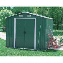 Ranieri - Casetta Box Da Giardino 191x213x195h cm in Lamiera Per Deposito Attrezzi Verde