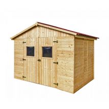 Italfrom - Casetta da Giardino Eden 2820 in Legno Massello non Trattato - cm 280x200cm - italfrom 423