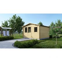 Altanka - Casetta da giardino in legno - 16m2 - 4x4m - 40mm - colore: naturale - DOM611