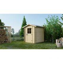 Altanka - Casetta da giardino in legno - 3,61m2 - 1,90x1,90m - 28mm - colore: naturale - DOM593