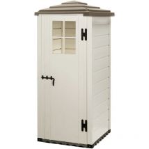 Garofalo - casetta da giardino in pvc 'tuscany 80 pag.' l.96,5 x p.96,5 x h.203