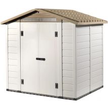 Garofalo - casetta da giardino in pvc 'tuscany 200' 220 x 181 x 216cm