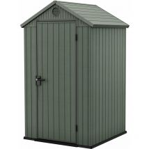Casetta da Giardino Porta Attrezzi 125,8x117x205 cmin Evotech+ Keter Darwin 4x4 Verde